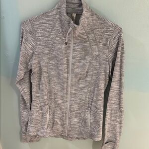Athleta Gray Zip-Up Jacket